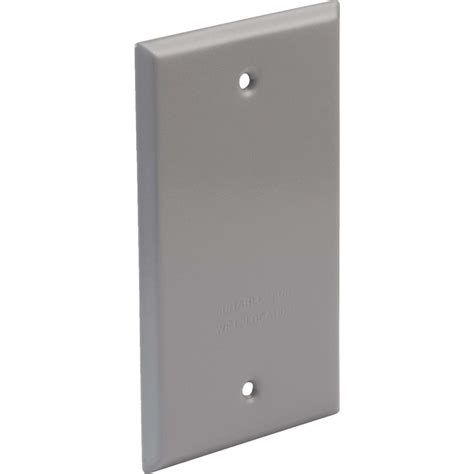 1 gang stainless steele bell box cover|bell wet location outlet cover.